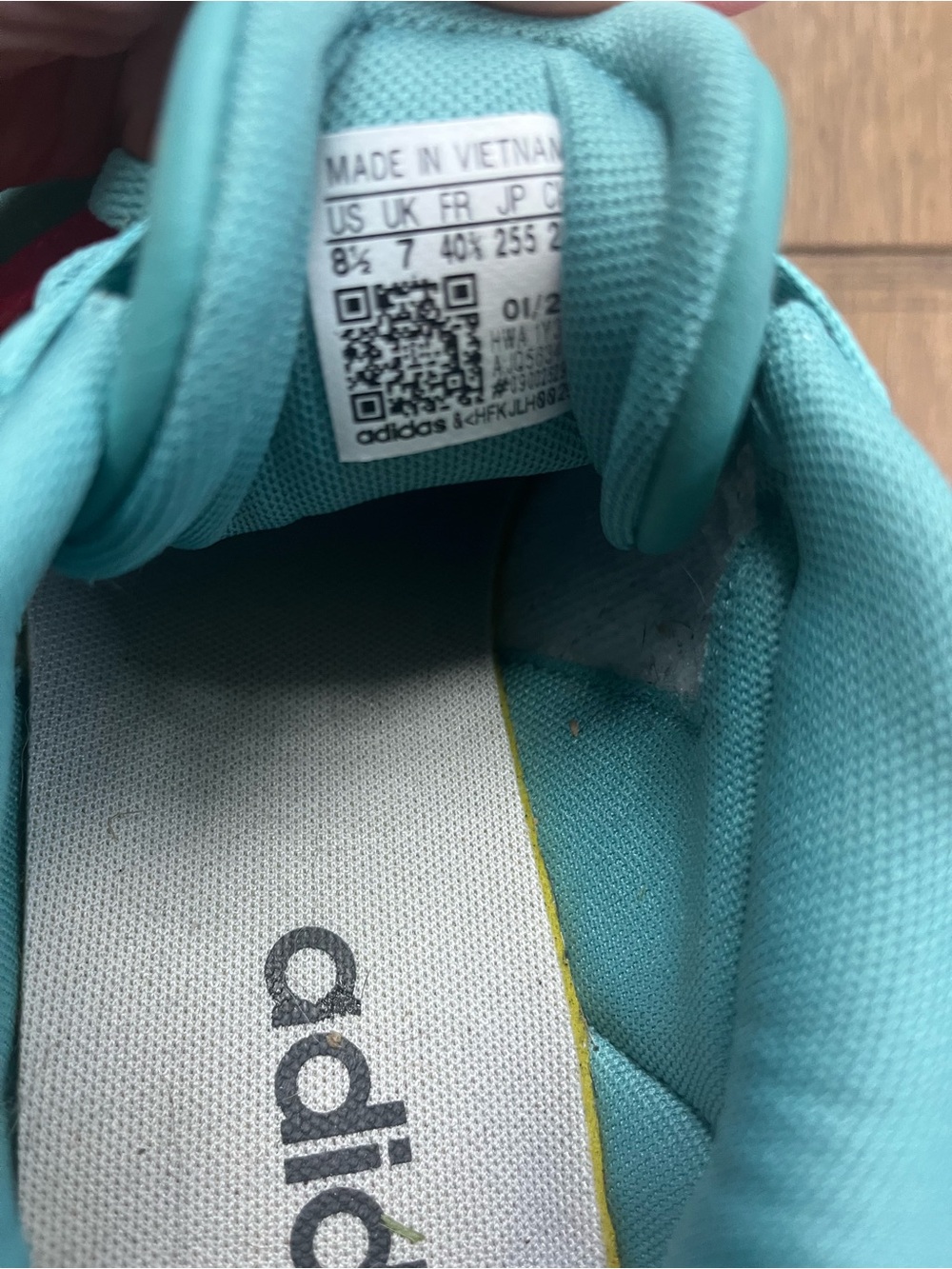 Adidas teal gazelles size 8.5 EUC - Picture 6 of 6